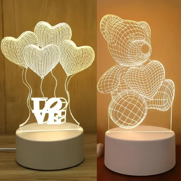 Lampă decorativă LED 3D LEDLOVE®