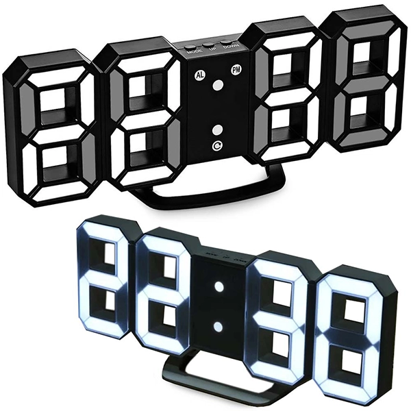 Ceas, alarmă și termometru 3 în 1 cu iluminare LED - Watchy®