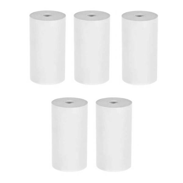 Hârtie termică albă pentru MiniPrint - 5 role