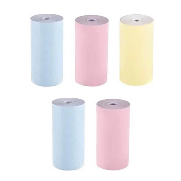 Hârtie termică colorată pentru MiniPrint - 5 role