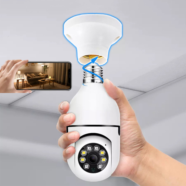 Cameră de securitate inteligentă - BULBCAM®, camer de securitate inteligent bulbcam
