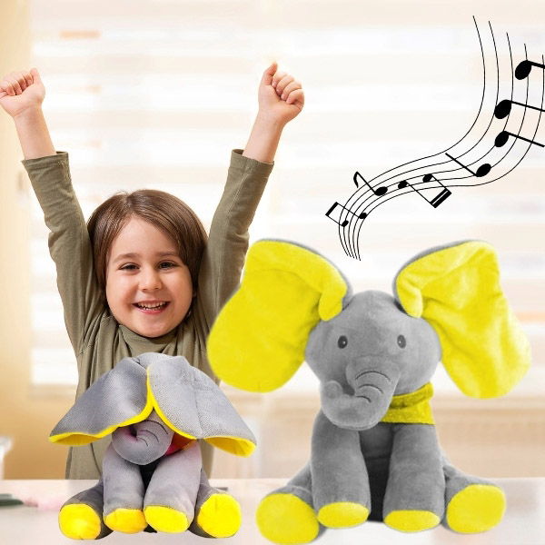 Elefant de pluș cântăreț – TRUMPY®, elefant de plu cantre trumpy