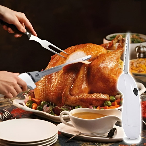 Cuțit electric de feliat fără fir - SLICETRON®, cuit electric de feliat fr fir slicetron