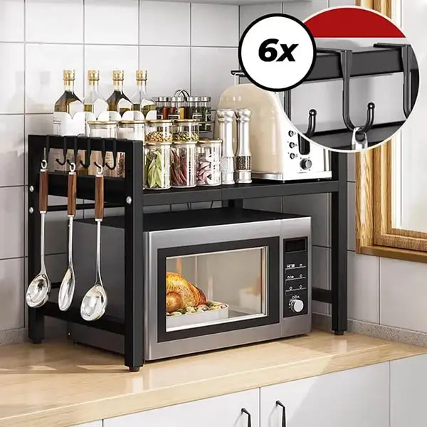 Raft de bucătărie extensibil - MAGICRACK®, raft de buctrie extensibil magicrack