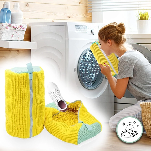 Sac de spălat încălțăminte din microfibră - SHOEPURE®, sac de splat inclminte din microfibr shoepure
