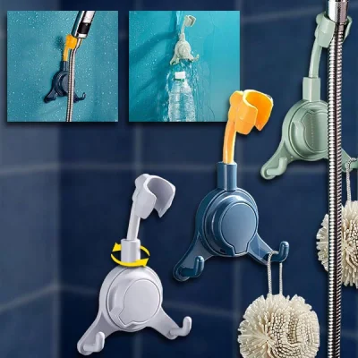 Suport rotativ inovator pentru receptor de duș cu umerase SHOWHOLD®