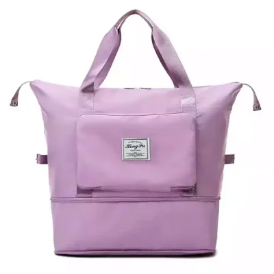 Geantă inovatoare de călătorie pliabilă, impermeabilă, BAGPLUS® Violet