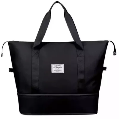 Geantă inovatoare de călătorie pliabilă, impermeabilă, BAGPLUS® Negru