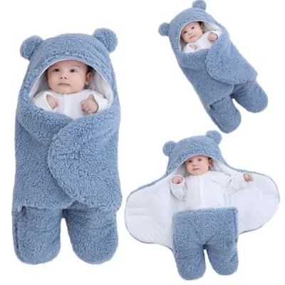🧸 FLUFFIKINS® - Pătură cu ursuleț de pluș - Căldură și confort pentru copilul tău! 🌙