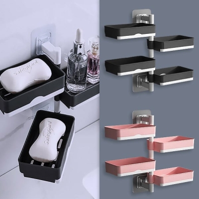 Organizator de perete rotativ pentru baie cu 4 niveluri - TRIORACK®