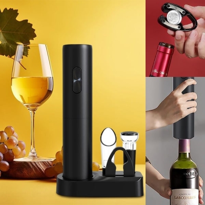 Set de deschizători de vin electric 5 în 1 - VINOCORK®