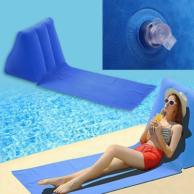 Șezlong gonflabil cu spătar - LEHATIKO®