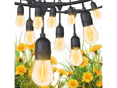 Lanț luminos LED de 20 m cu 20 de becuri - BULBTRAIL®