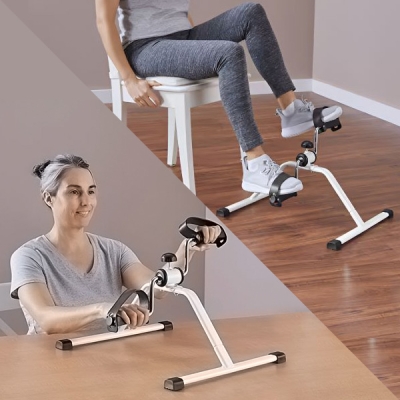 Mini bicicletă de exerciții pliabilă cu pedale și contor - PEDALORA®