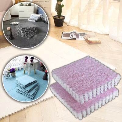 Covor Puzzle Modular Moale (10 Piese) - FLUFFTILE®