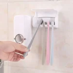 Dozator automat de pastă de dinți cu dozator și suport pentru perie BrushBase®