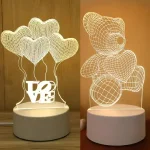 Lampă decorativă LED 3D LEDLOVE®