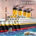 Construiți nava legendară Titanic cu 1860 Piece Builder. Blocuri de construcție TITANICBLOCKS® 🚢 tip constructor lego de 1860 buc blocuri de construcie titanicblocks