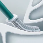 Perie inovatoare de toaletă din silicon cu suport EcoBrush® perie inovatoare de toalet din silicon cu suport ecobrush