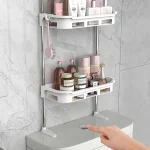 Organizator inovator pentru baie pe 3 niveluri BATHSHELF® - Instalare fără găurire organizator inovator pentru baie pe 3 niveluri bathshelf instalare fr gurire