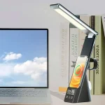 Stație de încărcare a telefonului de birou 3 în 1 cu lampă și ceas cu alarmă TABLECHARGE® staie de incrcare a telefonului de birou 3 in 1 cu lamp i ceas cu alarm tablecharge