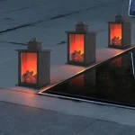 Lampă de masă cu imitație de foc - FIRELAMP®