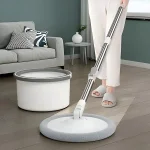 Set 3 în 1 cu mop la 360°, găleată cu stoarcere automată și cadou 2 cârpe - TIDYBROOM®
