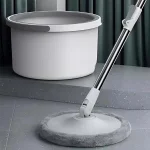 Set 3 în 1 cu mop la 360°, găleată cu stoarcere automată și cadou 2 cârpe - TIDYBROOM®