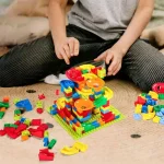 Set de blocuri de construcție (168 piese) - SLIDETOPIA®