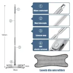 Mop inovator pentru podea în formă de X MOPEX®