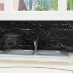 Folie autoadeziva impermeabila cu efect de marmura 3m x 60cm Marbleex®