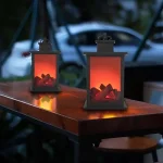 Lampă de masă cu imitație de foc - FIRELAMP®