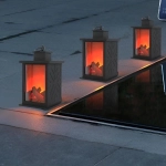 Lampă de masă cu imitație de foc - FIRELAMP®