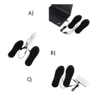 Branțuri pentru încălțăminte încălzite prin USB HOTFEET®