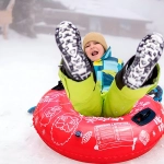 Sanie gonflabilă de zăpadă cu mânere SNOWRIDER®