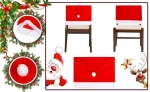 Set de 6 buc. Huse pentru scaune de Crăciun SANTASEAT®