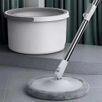 Set 3 în 1 cu mop la 360°, găleată cu stoarcere automată și cadou 2 cârpe - TIDYBROOM®