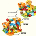 Set de blocuri de construcție (168 piese) - SLIDETOPIA®