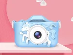 Cameră digitală pentru copii Unicorn cu jocuri încorporate - PIXIKID®