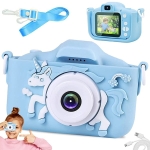Cameră digitală pentru copii Unicorn cu jocuri încorporate - PIXIKID®