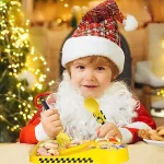 Farfurie distractivă pentru copii cu tacâmuri - JOOPLATE®