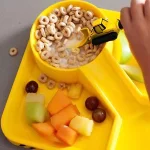 Farfurie distractivă pentru copii cu tacâmuri - JOOPLATE®