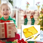 Farfurie distractivă pentru copii cu tacâmuri - JOOPLATE®