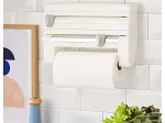 Organizator multifuncțional de bucătărie montat pe perete 4 în 1 - FOILSTATION®