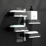 Organizator de perete rotativ pentru baie cu 4 niveluri - TRIORACK®