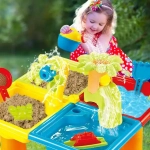 Masă de joacă cu nisip și apă pentru copii - SANDLANDIA®