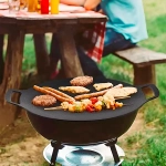 Tigaie rotundă coreeană pentru grătar - KOREPAN®