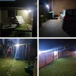 Lampă solară cu trei laturi și senzor de mișcare - SENSBEAM®