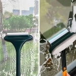 Perie 2 în 1 cu cauciuc pentru curățarea geamurilor și a plaselor de țânțari - DUSTREL®
