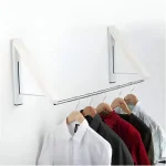 Cuier pliabil pentru haine, montat pe perete – FOLDONA®
